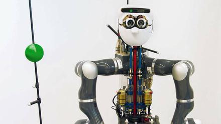 Kollege aus Stahl und Draht. Dieser Roboter namens Apollo wird am Max-Planck-Institut für intelligente Systeme in Tübingen darauf trainiert, möglichst flexibel zu reagieren. Künstliche Intelligenz ist aber längst nicht nur ein Thema für die hochspezialisierte Forschung und technikbegeisterte Nerds. Tatsächlich sind entsprechende Systeme schon in vielen Unternehmen im Einsatz. 