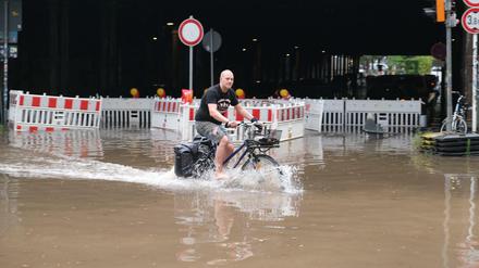 Mal wieder unter Wasser. Der Gleimtunnel zwischen Gesundbrunnen und Prenzlauer Berg. 
