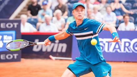 Fokussiert. Rudi Molleker hat eine große Tenniszukunft vor sich.