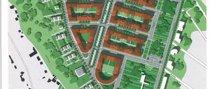 Der Plan für die Parkstadt Karlshorst in Berlin-Lichtenberg.