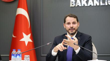 Der türkische Finanzminister Berat Albayrak ist mit Erdogans Tochter verheiratet.