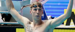 Wieder Gold. Florian Wellbrock ist Weltmeister über 1500 Meter Freistil.