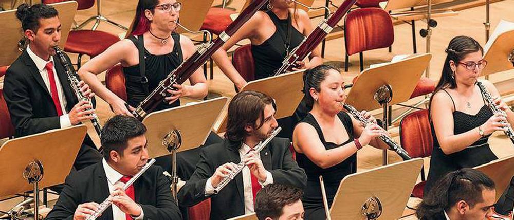 Con amor. Das Orquesta Sinfónica Juvenil Nacional aus Chile.