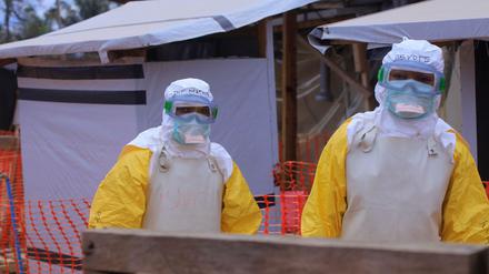 Doktoren in Beni, Kongo. Die Seuche breitet sich im Osten Kongos immer weiter aus.