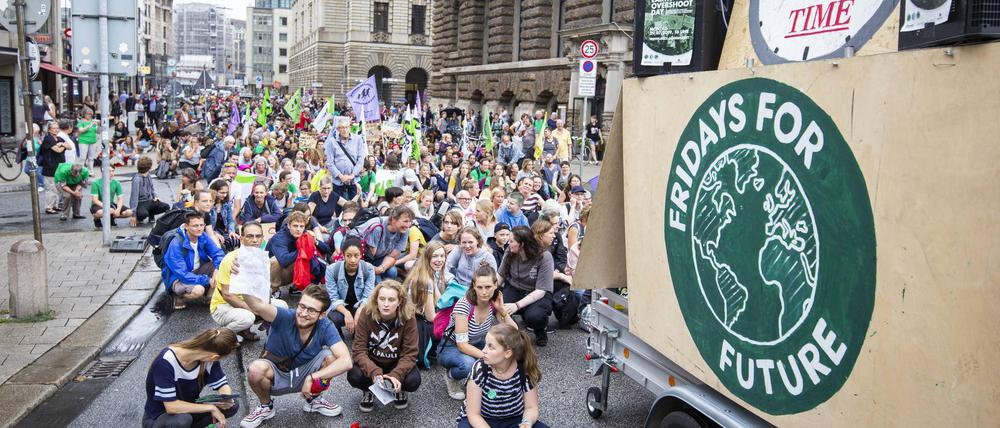 Vor den Ferien war der Zulauf zu "Fridays for Future" deutlich größer.
