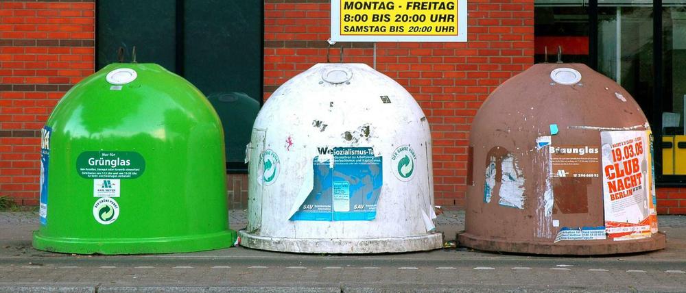 Sammel-Iglu statt Altglascontainer: Außerhalb des S-Bahnrings soll die Umstellung im Januar 2020 abgeschlossen sein.