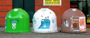 Sammel-Iglu statt Altglascontainer: Außerhalb des S-Bahnrings soll die Umstellung im Januar 2020 abgeschlossen sein.