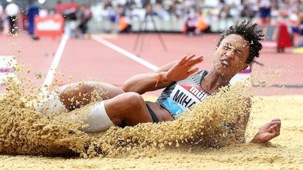 Versandet selten. Malaika Mihambo, die derzeit alles überragende Weitspringerin.