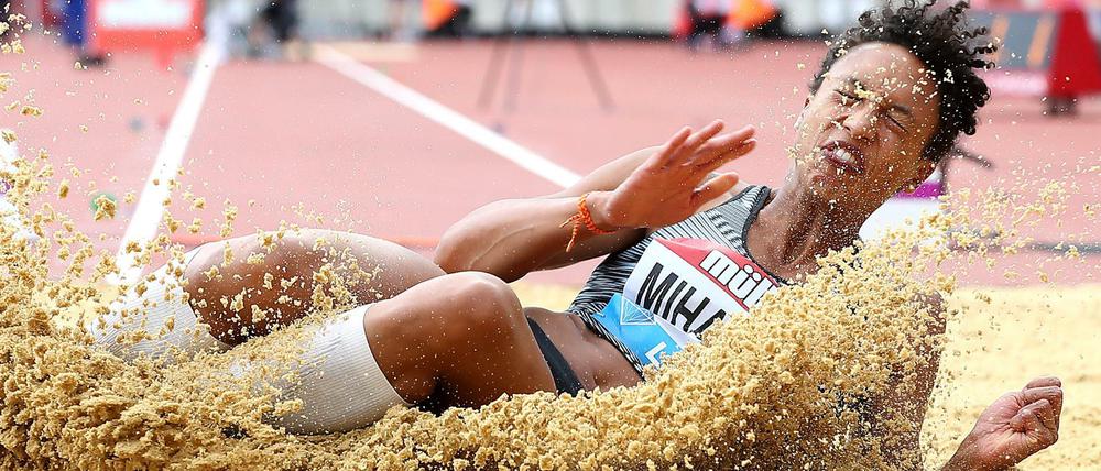 Versandet selten. Malaika Mihambo, die derzeit alles überragende Weitspringerin.