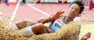 Versandet selten. Malaika Mihambo, die derzeit alles überragende Weitspringerin.