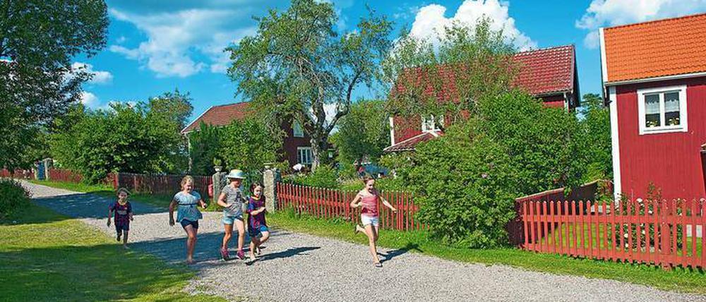 Auf den Spuren von Astrid Lindgren. Den Original-Drehort der Bullerbü-Filme kann man in Småland besuchen.