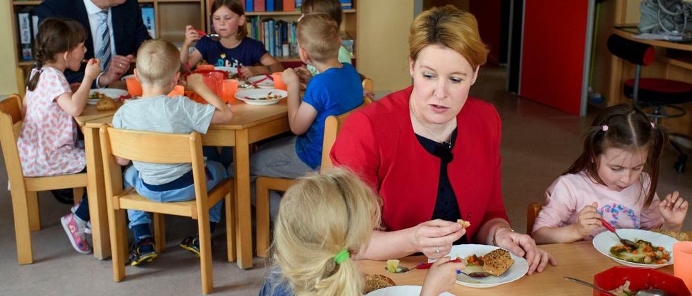 Das Gute-Kita-Gesetz wurde acht Monate nach der Vereidigung von Familienministerin Franziska Giffey verabschiedet.