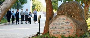 Der Garten der Gerechten in Yad Vashem erinnert an Nicht-Juden, die Juden vor dem Holocaust gerettet haben.