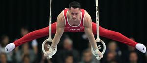 In seinem Element. Turner Andreas Toba ist ein Spezialist im Mehrkampf.