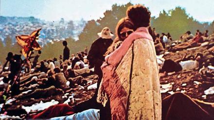 Der Hügel des Friedens. 1969 kamen viel mehr Menschen zum Woodstock-Festival als erwartet.