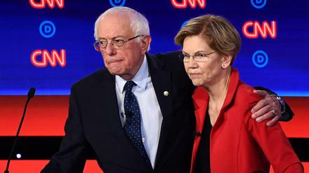 Bernie Sanders und Elizabeth Warren