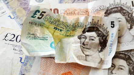 Hat dank Boris Johnsons Äußerungen an Wert verloren: das britische Pfund.
