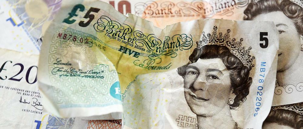 Hat dank Boris Johnsons Äußerungen an Wert verloren: das britische Pfund.