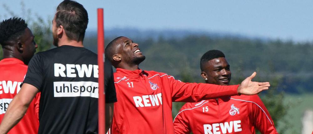 Sollte Anthony Modeste (2.v.r.) wieder zu alter Form finden, könnte sogar Platz zehn oder elf möglich sein.