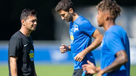 Ante Covic (links) hat für die Saison schon „ein Gerüst im Kopf“.