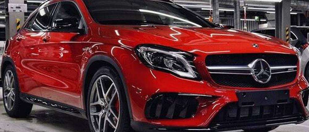 Um diesen "einheizenden" Mercedes-AMG ging es.