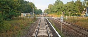 Blick aus dem Führerstand. Ein Lokführer postete dieses Foto bei Twitter