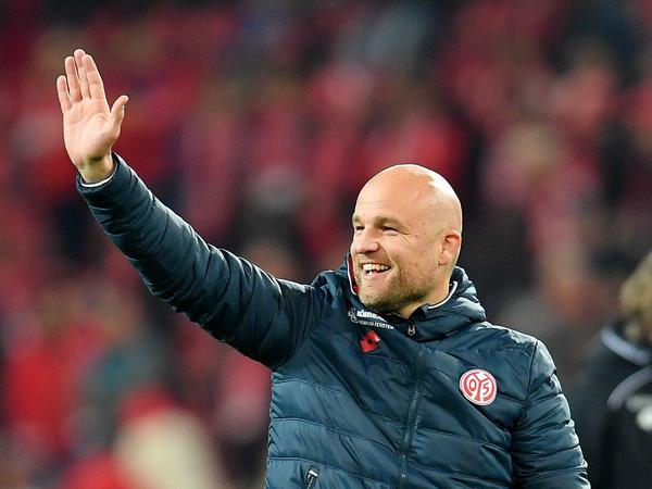 Helau: Rouven Schröder ist in Mainz der starke Mann.