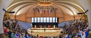 Im Kuppelsaal wird ansonsten oft gefochten - bei den Berlin Finals finden dort die Box-Wettkämpfe statt.