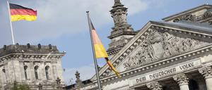Das Reichstagsgebäude in Berlin.