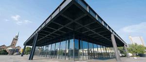 Glänzt wie neu. Die Neue Nationalgalerie soll im nächsten Jahr wieder für Besucher zugänglich sein.