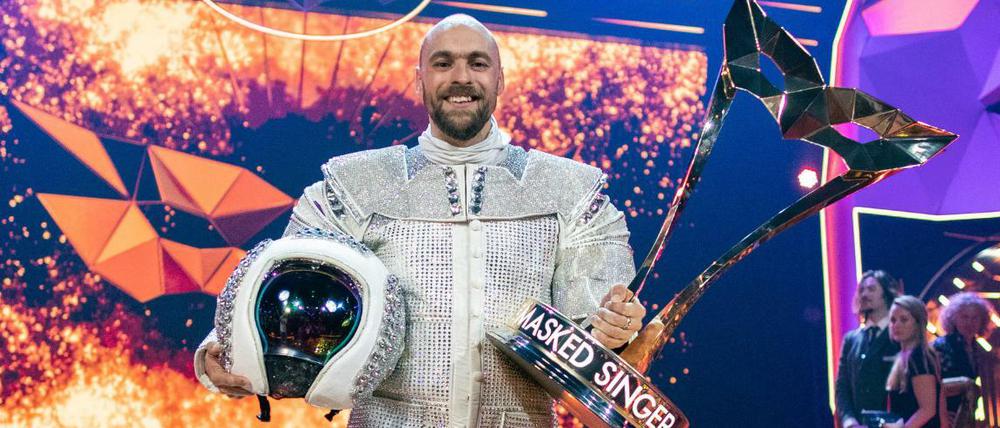 Max Mutzke nach seinem Sieg bei „The Masked Singer“