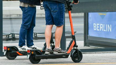 E-Scooter unterwegs in Berlin 