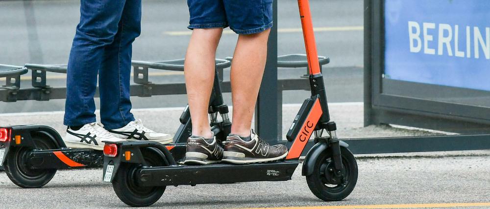 E-Scooter unterwegs in Berlin 