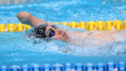 Der Japaner Takuro Yamada bei den bei den dritten Asia Para Games 2018 in Jakarta.