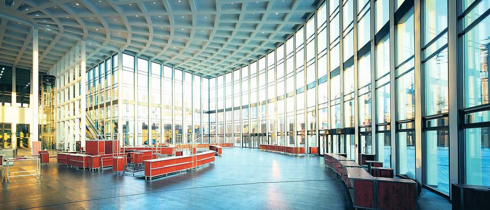 Der Südeingang der Messe Berlin. 