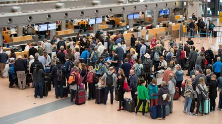 Massenbetrieb: Viele Flüge sind nicht pünktlich. 