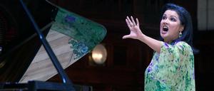 Anna Netrebko bei einem Auftritt in Prag.