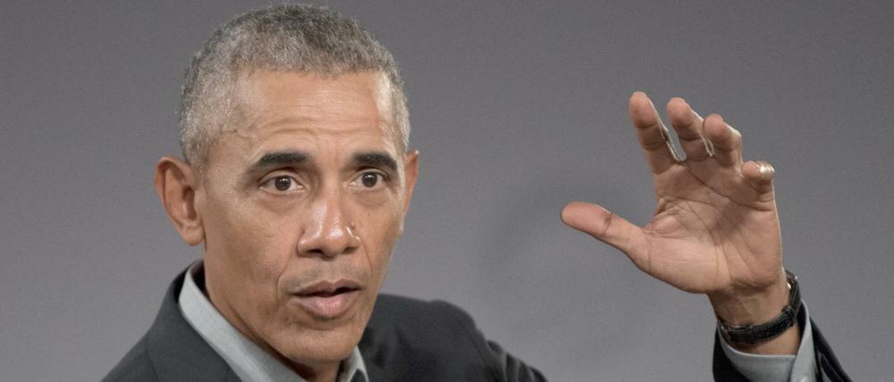 Der frühere US-Präsident Barack Obama. 