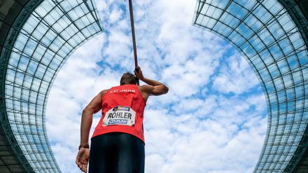 Die Leichtathletik lag in der Gunst der TV-Zuschauer bei den Finals Berlin 2019 ganz oben. Im Bild Thomas Röhler beim Speerwurf. 