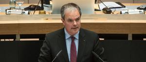 CDU-Fraktionschef Burkard Dregger im Berliner Abgeordnetenhaus.