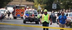 DAYTON, OHIO - AUGUST 04: Police continue their investigation after a mass shooting in a popular nightlife district on August 04, 2019 in Dayton, Ohio. At least 9 people were reported to have been killed and another 27 injured when a gunman identified as 24-year-old Connor Betts opened fire with a AR-15 style rifle. The shooting comes less than 24 hours after a gunman in Texas opened fire at a shopping mall killing at least 20 people. Scott Olson/Getty Images/AFP== FOR NEWSPAPERS, INTERNET, TELCOS &amp; TELEVISION USE ONLY ==