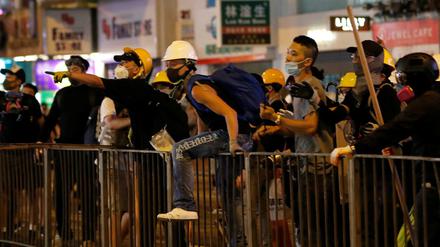 Seit Wochen protestieren die Menschen in Hongkong gegen die Regierung.