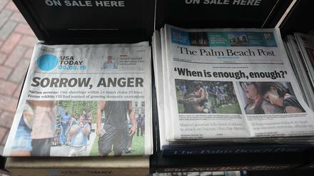 Für 1,4 Milliarden Dollar übernimmt New Media (unter anderem "Palm Beach Post") den Gannett-Verlag, zudem auch "USA Today" gehört.