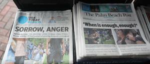 Für 1,4 Milliarden Dollar übernimmt New Media (unter anderem "Palm Beach Post") den Gannett-Verlag, zudem auch "USA Today" gehört.