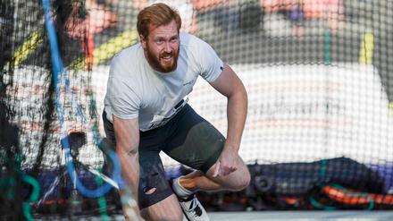 Wieder nichts: Christoph Harting schaffte wie schon vor einem Jahr bei der EM keinen gültigen Versuch in Berlin.