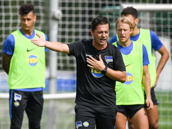 Klare Kante: Im Training macht Ante Covic schnell deutlich, was er von seinen Spielern erwartet.