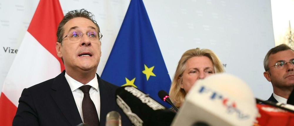 Heinz-Christian Strache stürzte über die Veröffentlichung des Videos aus Ibiza.