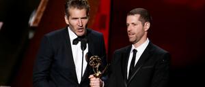 David Benioff (li.) and D.B. Weiss.