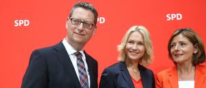 Die SPD-Spitze Schäfer-Gümbel, Schwesig, Dreyer 