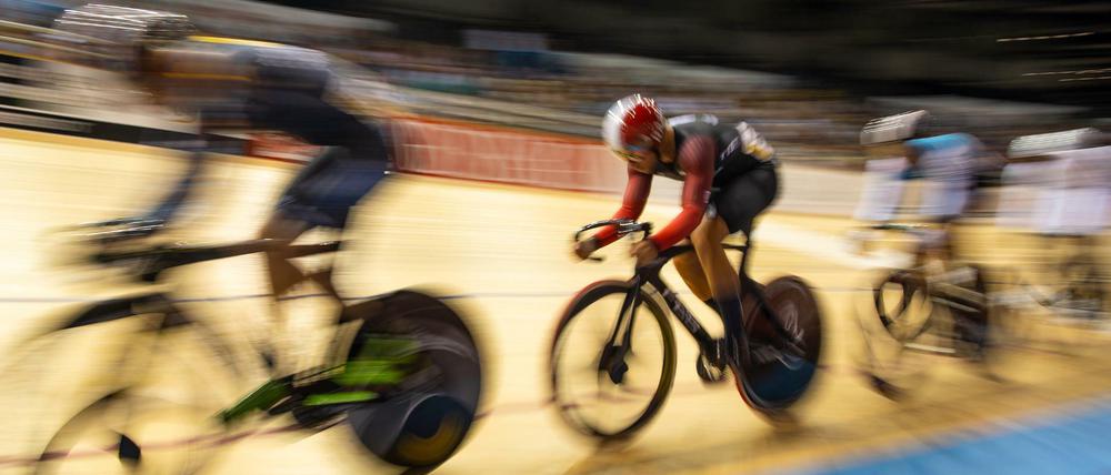 Auf der Piste: Die Deutschen Bahnmeisterschaften fanden zuletzt im Berliner Velodrom statt.
